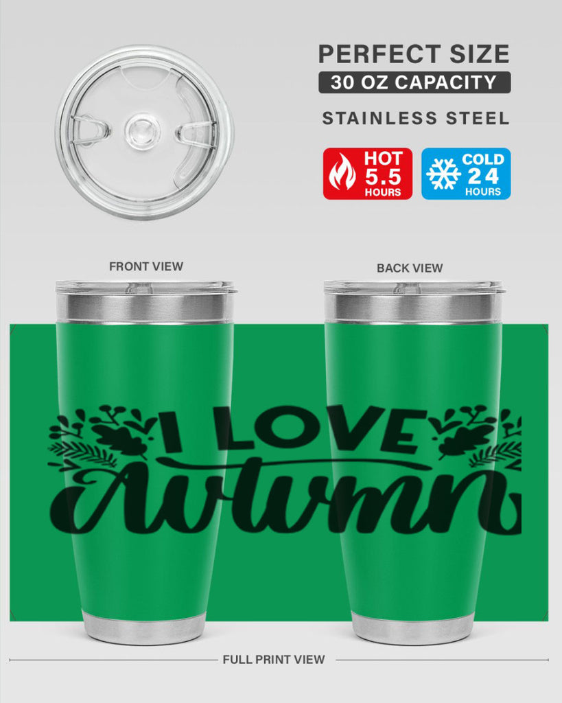 I Love Autumn 497#- fall- Tumbler