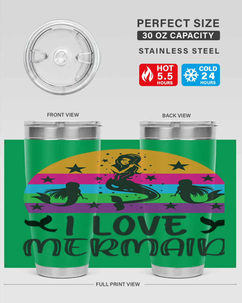 I love mermaid 230#- mermaid- Tumbler