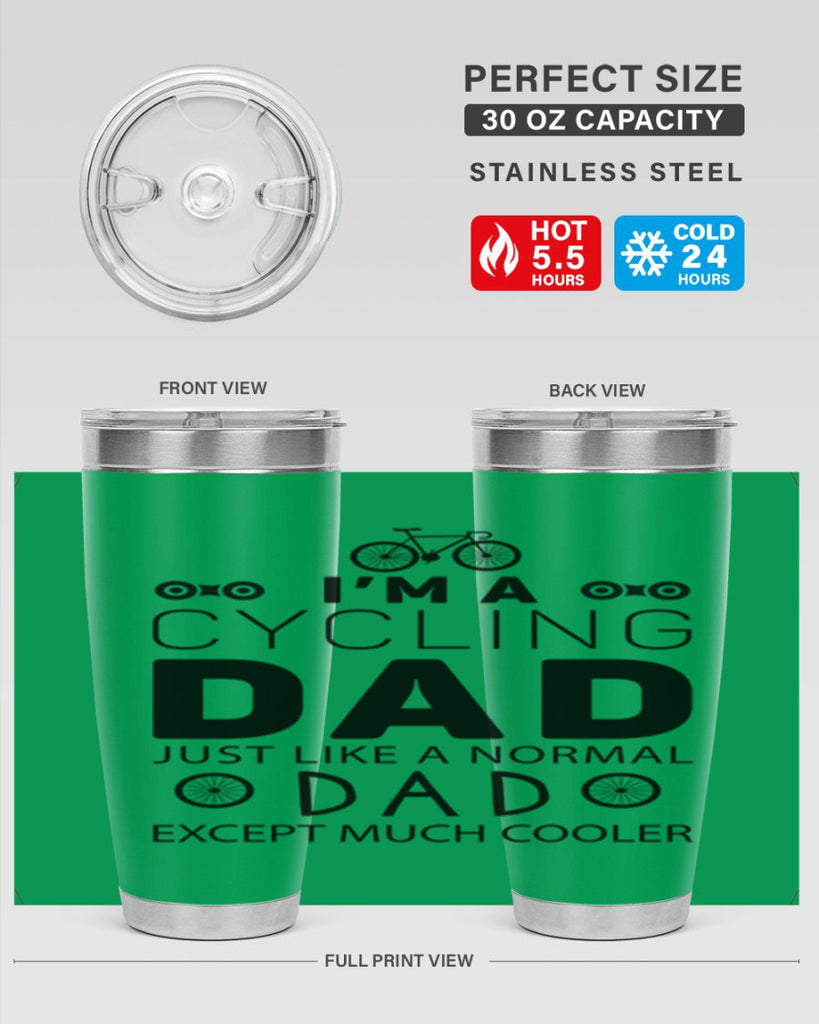 Im A Cycling Dad 4#- dad- Tumbler