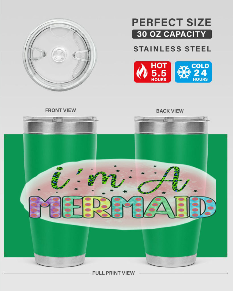 Im A Mermaid 255#- mermaid- Tumbler