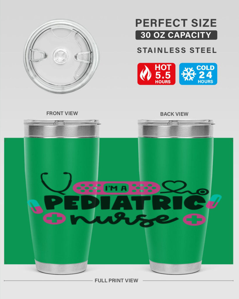 Im A Pediatric Nurse Style Style 154#- nurse- tumbler
