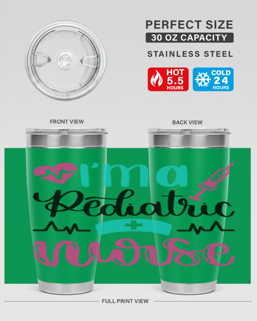Im A Pediatric Nurse Style Style 155#- nurse- tumbler