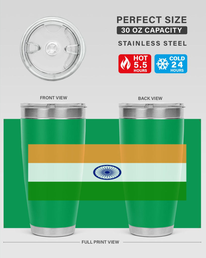 India 121#- world flags- Tumbler