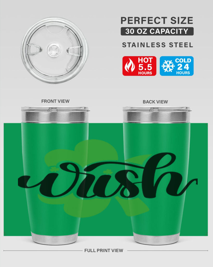 Irish Style 82#- St Patricks Day- Tumbler