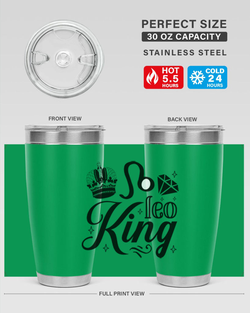 Leo king 290#- zodiac- Tumbler