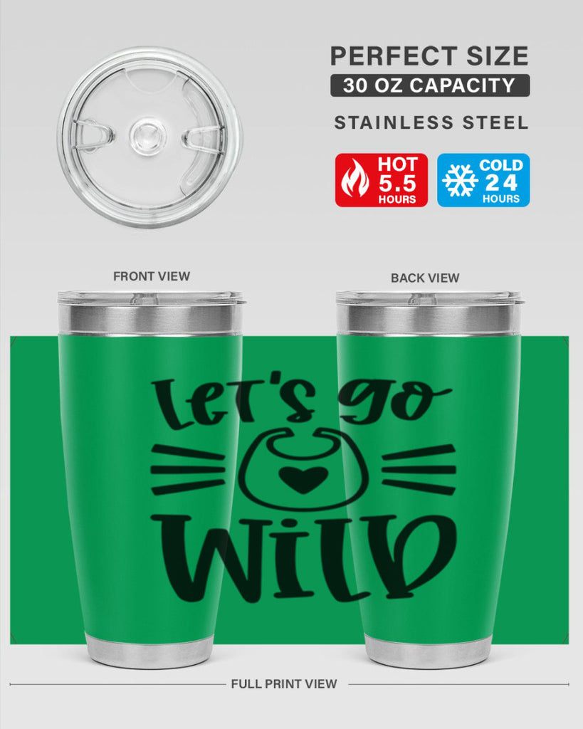 Lets Go Wild Style 73#- baby- tumbler