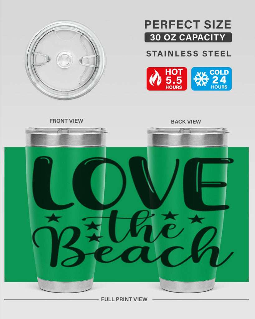 Love The Beach 305#- mermaid- Tumbler