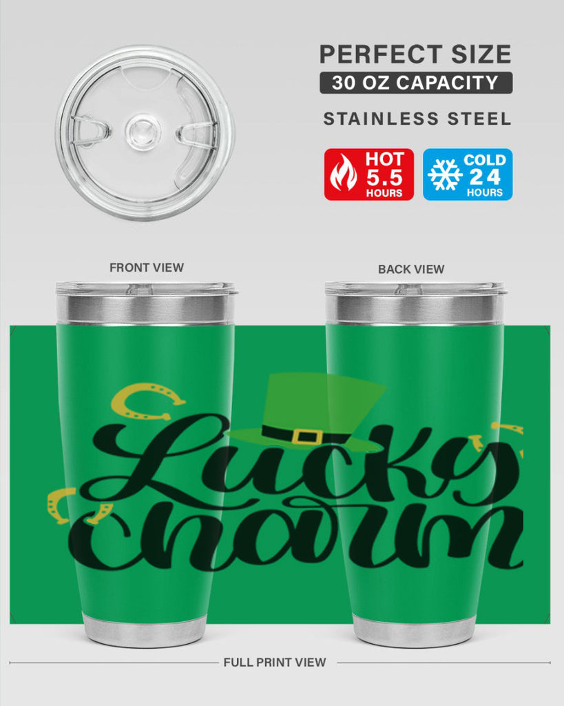 Lucky Charm Style 58#- St Patricks Day- Tumbler