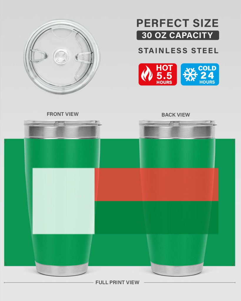 Madagascar 96#- world flags- Tumbler