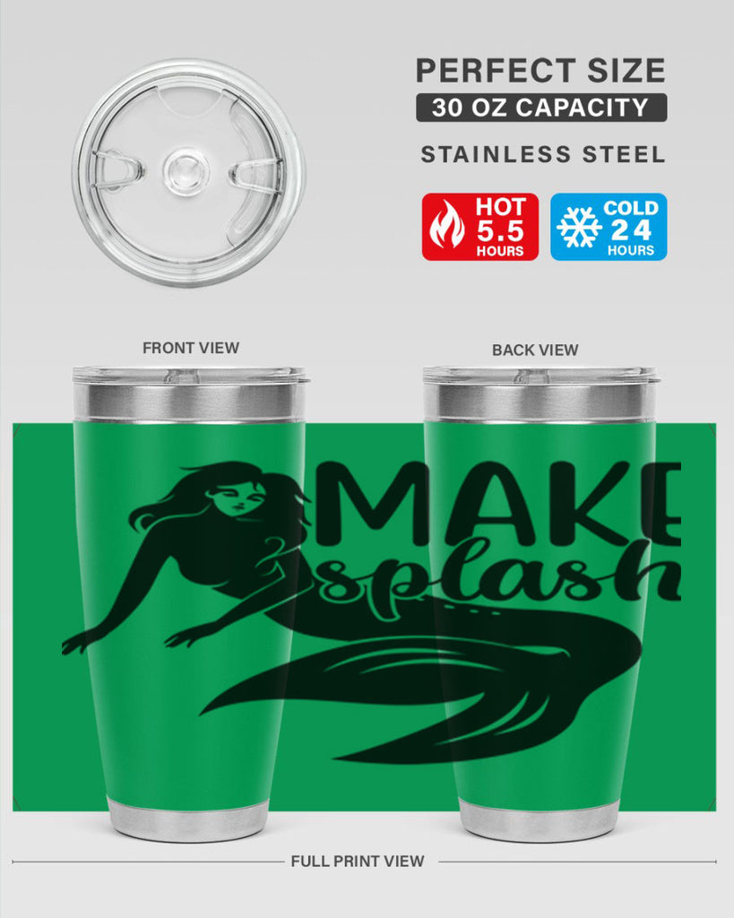 Make splash 315#- mermaid- Tumbler