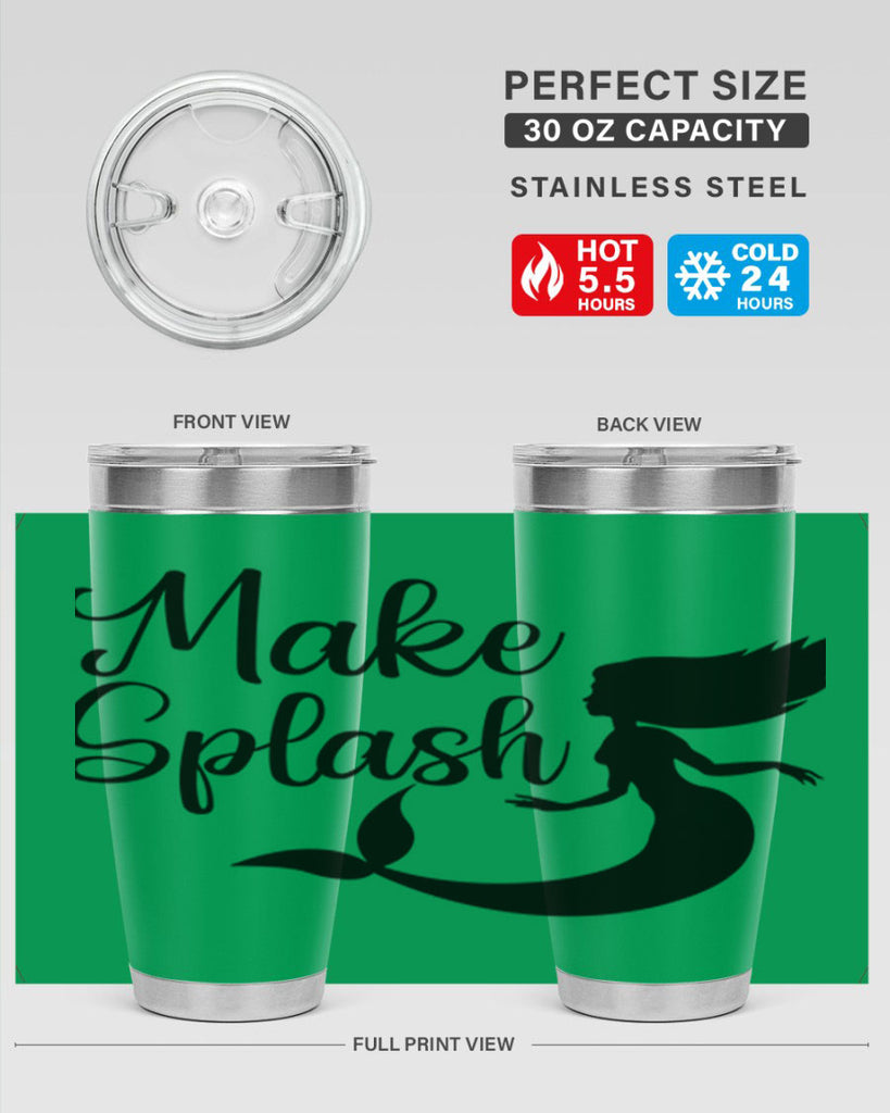 Make splash 316#- mermaid- Tumbler