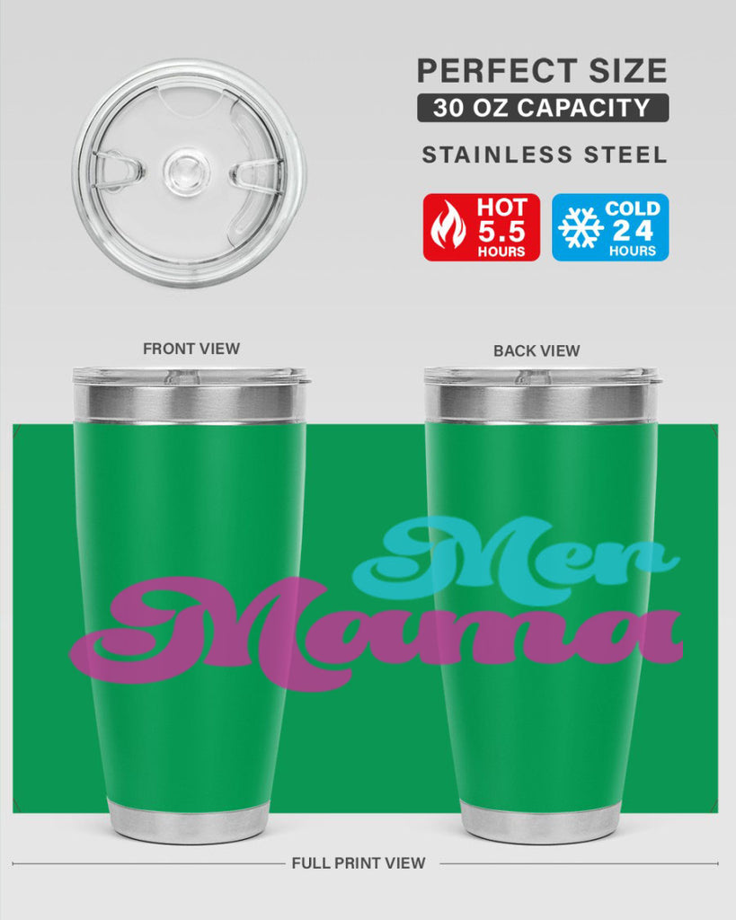 Mer Mama 334#- mermaid- Tumbler