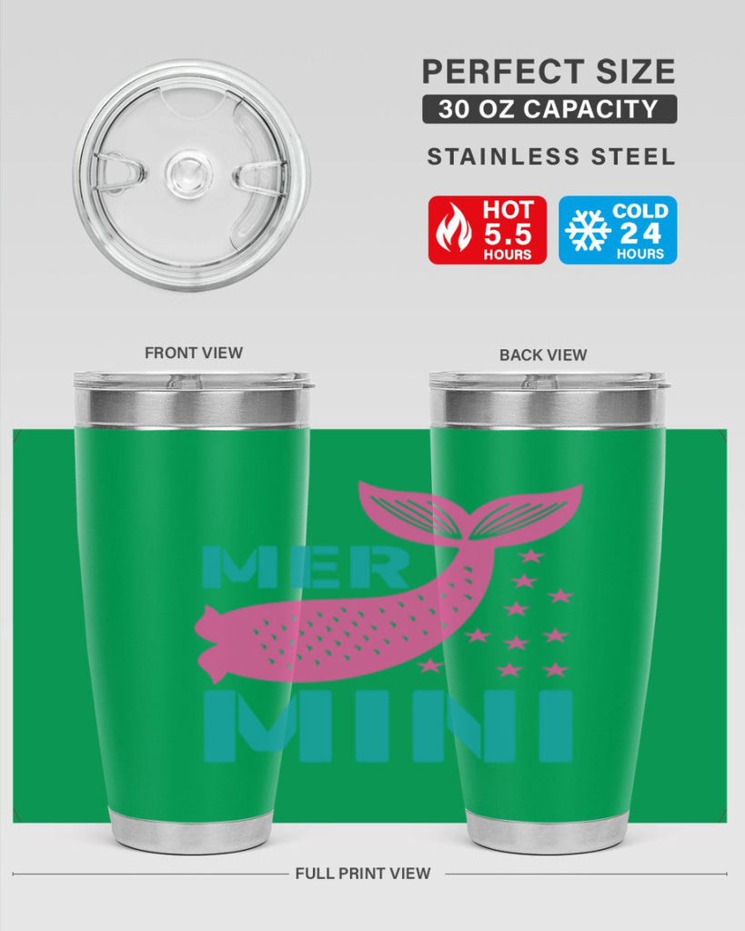 Mer Mini 341#- mermaid- Tumbler