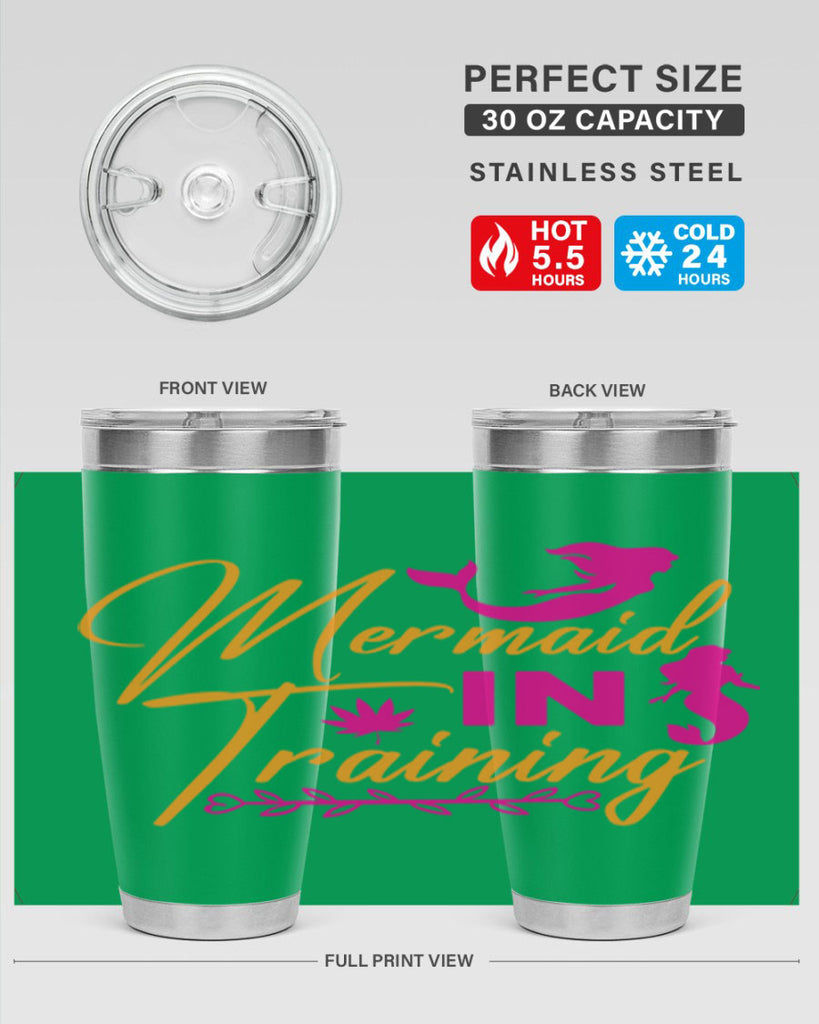 Mermaid In Training 362#- mermaid- Tumbler