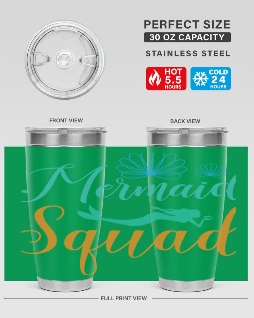 Mermaid Squad Design 449#- mermaid- Tumbler