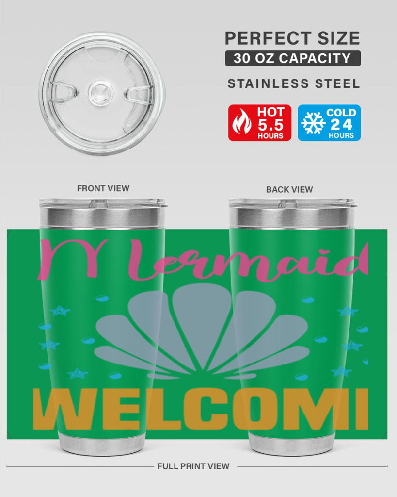 Mermaid Welcome Design 467#- mermaid- Tumbler