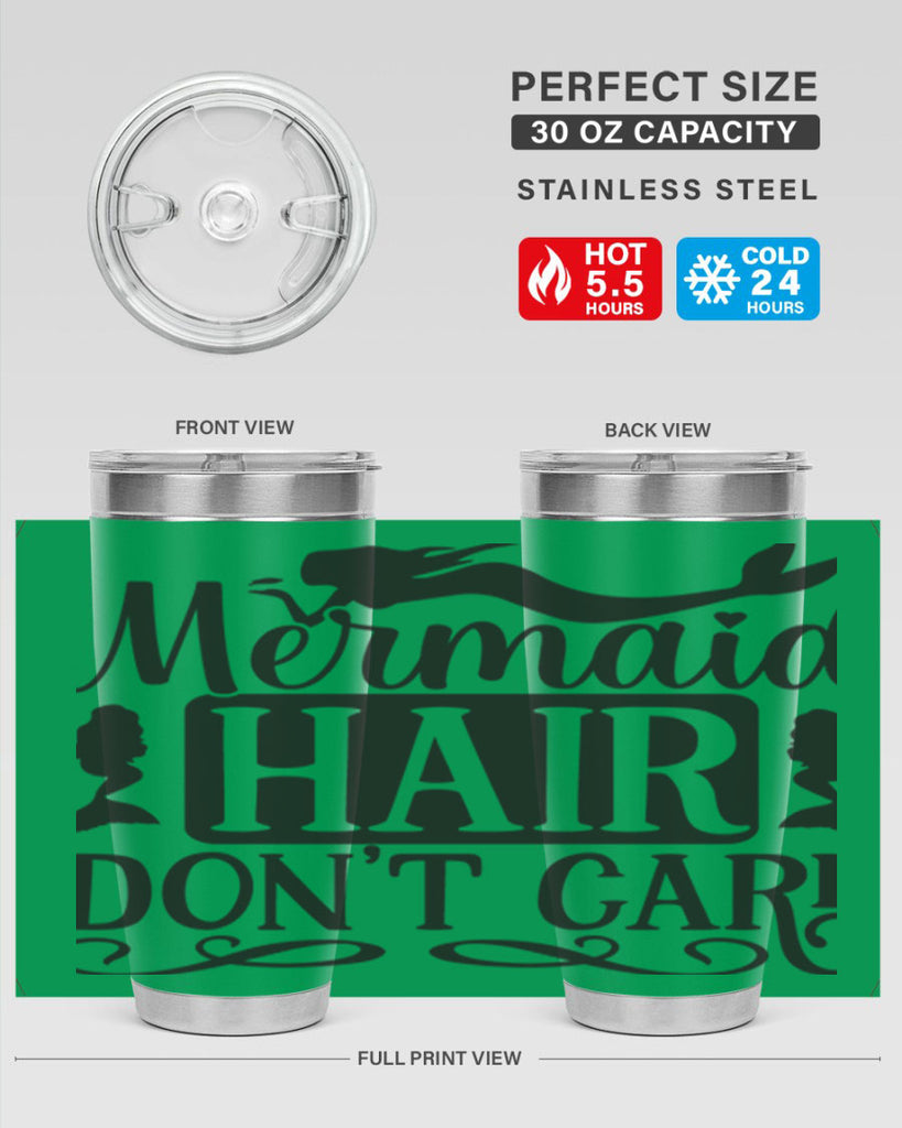 Mermaid hair dont care 409#- mermaid- Tumbler