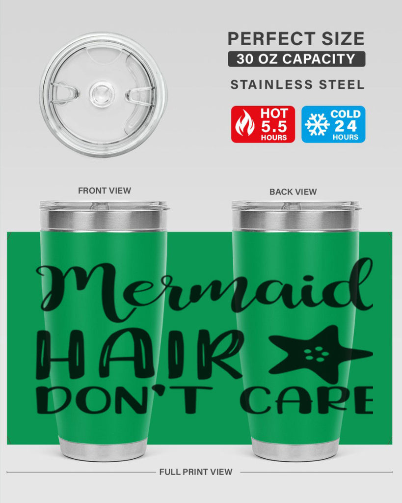 Mermaid hair dont care 411#- mermaid- Tumbler