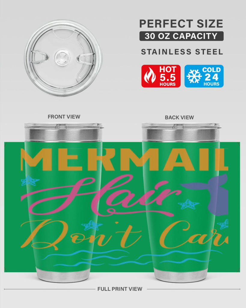 Mermaid hair dont care 414#- mermaid- Tumbler