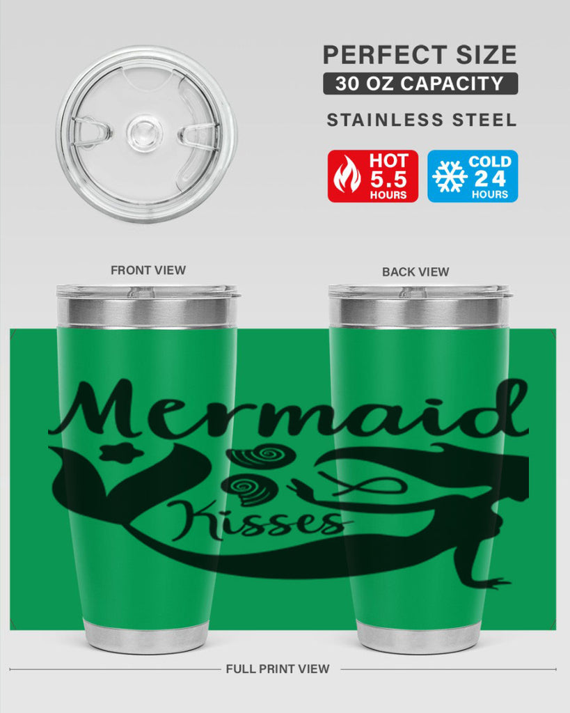 Mermaid kisses design 428#- mermaid- Tumbler