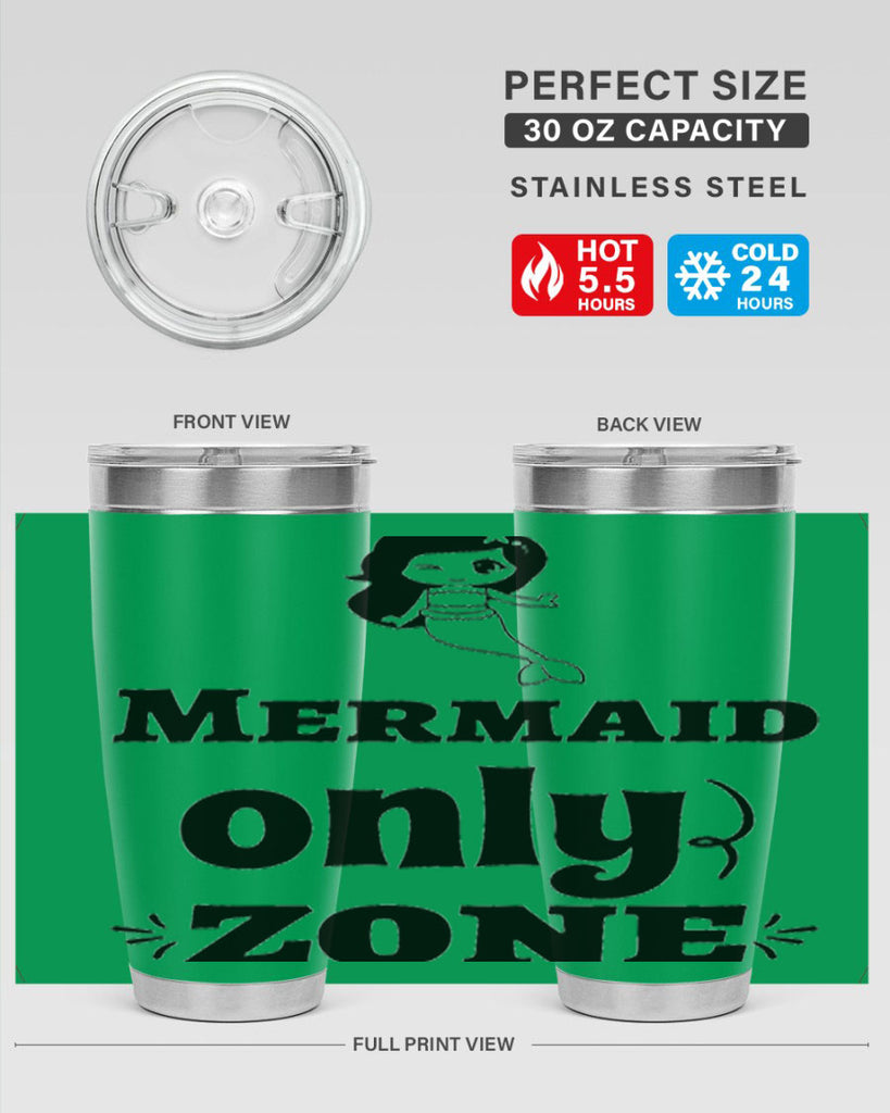 Mermaid only zone 439#- mermaid- Tumbler