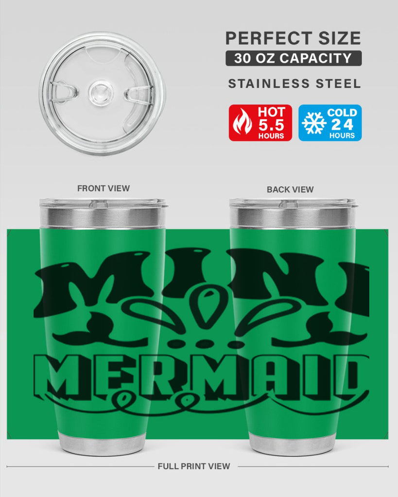 Mini mermaid 507#- mermaid- Tumbler