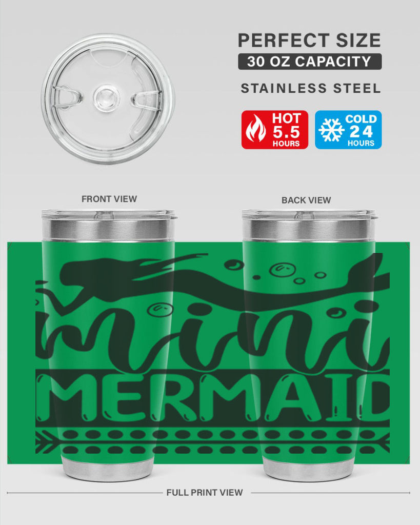 Mini mermaid 510#- mermaid- Tumbler