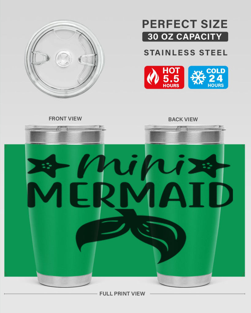 Mini mermaid 511#- mermaid- Tumbler