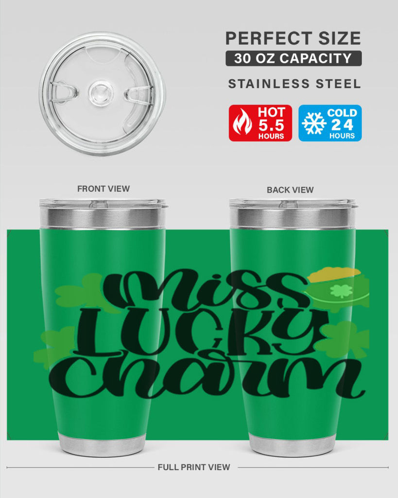Miss Lucky Charm Style 48#- St Patricks Day- Tumbler