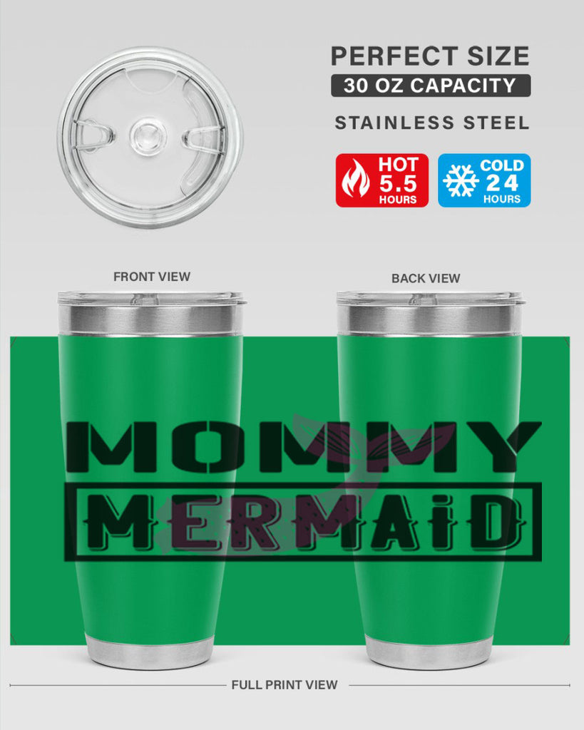 Mommy mermaid 514#- mermaid- Tumbler