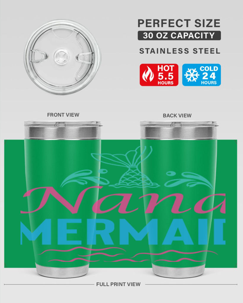 Nana Mermaid Design 518#- mermaid- Tumbler