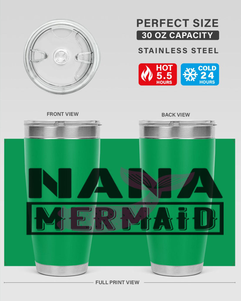 Nana mermaid 517#- mermaid- Tumbler