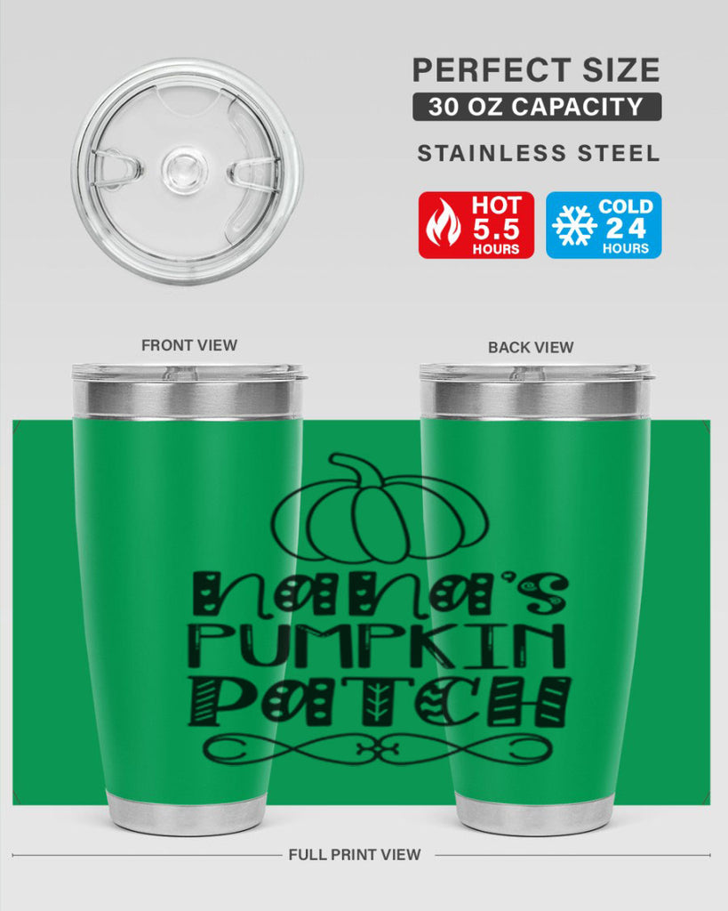 Nana s Pumpkin Patch 439#- fall- Tumbler