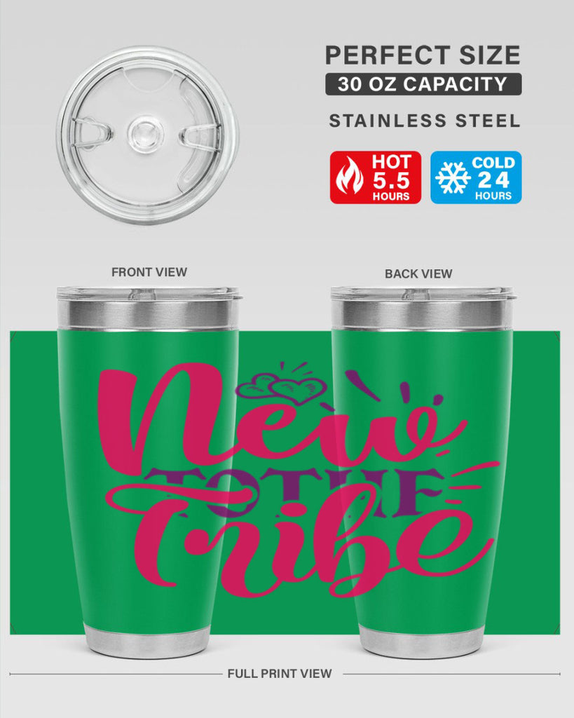 New To the Tribe Style 214#- baby- tumbler