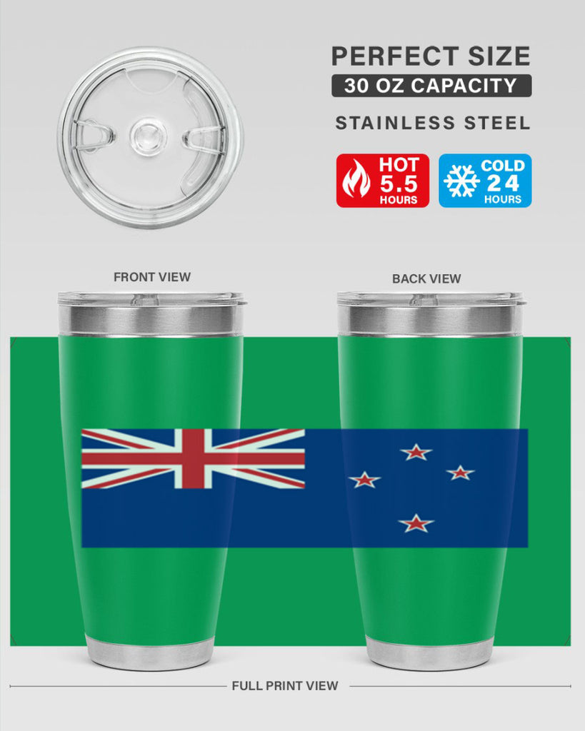 New Zealand 74#- world flags- Tumbler