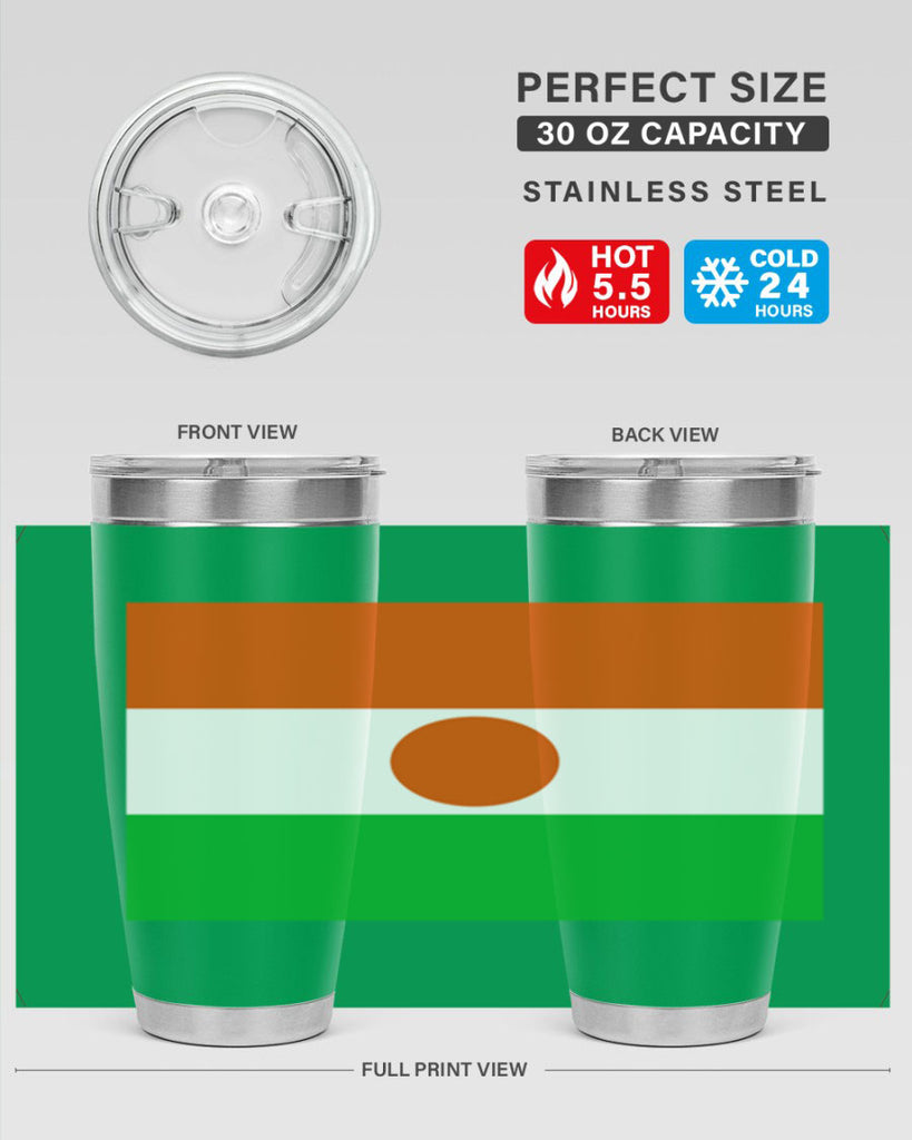 Niger 72#- world flags- Tumbler