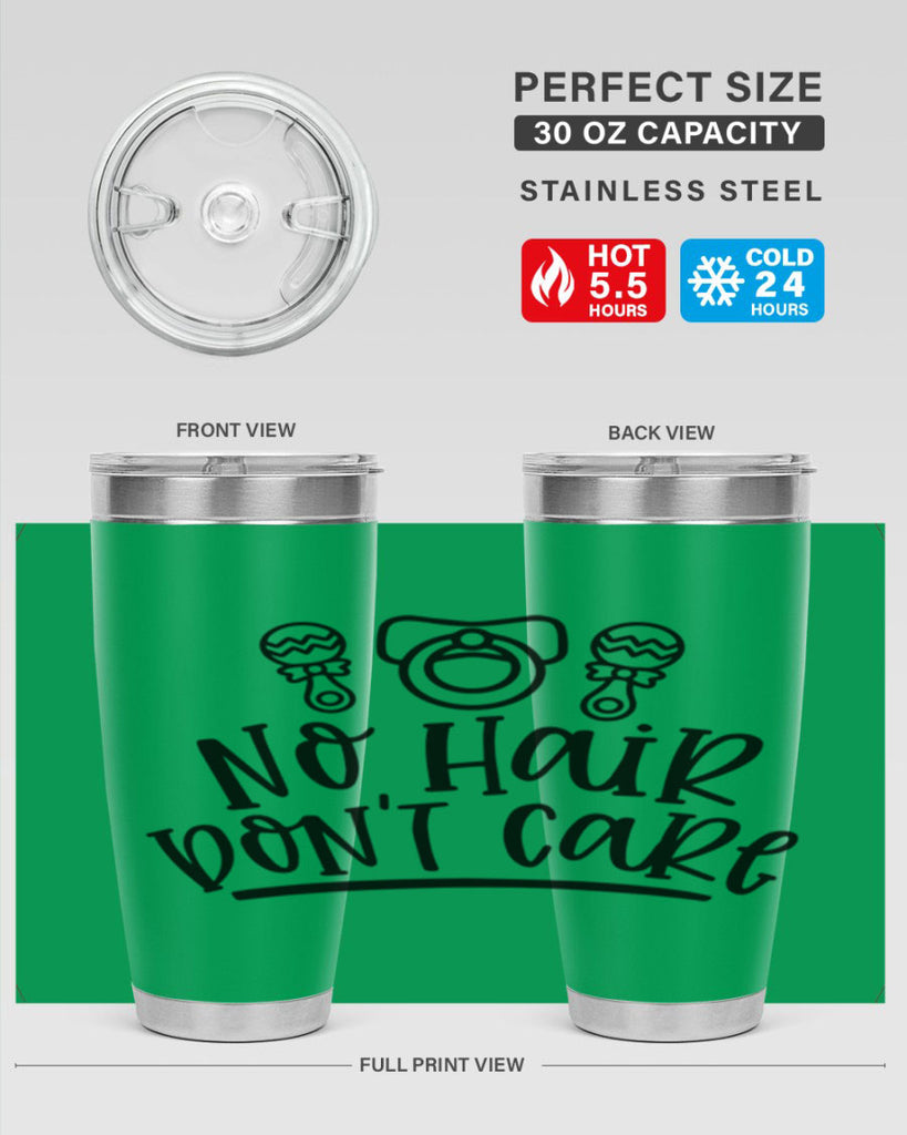 No Hair Dont Care Style 37#- baby- tumbler