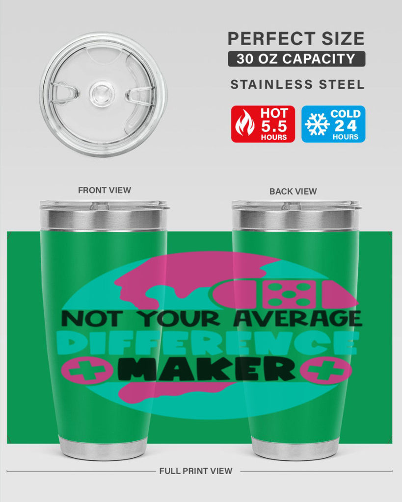 Not Your Averange Difference Maker Style Style 122#- nurse- tumbler