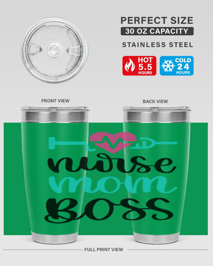 Nurse Mom Boss Style Style 101#- nurse- tumbler