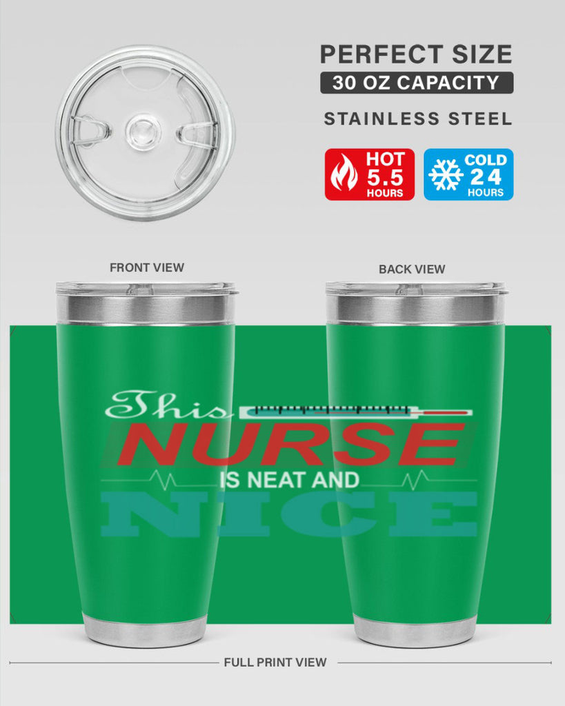 Nurse NiceTransperntPNG Style 403#- nurse- tumbler