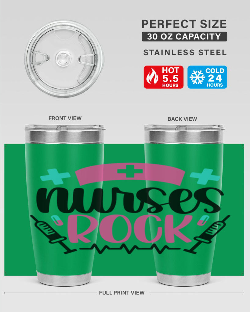 Nurses Rock Style Style 79#- nurse- tumbler