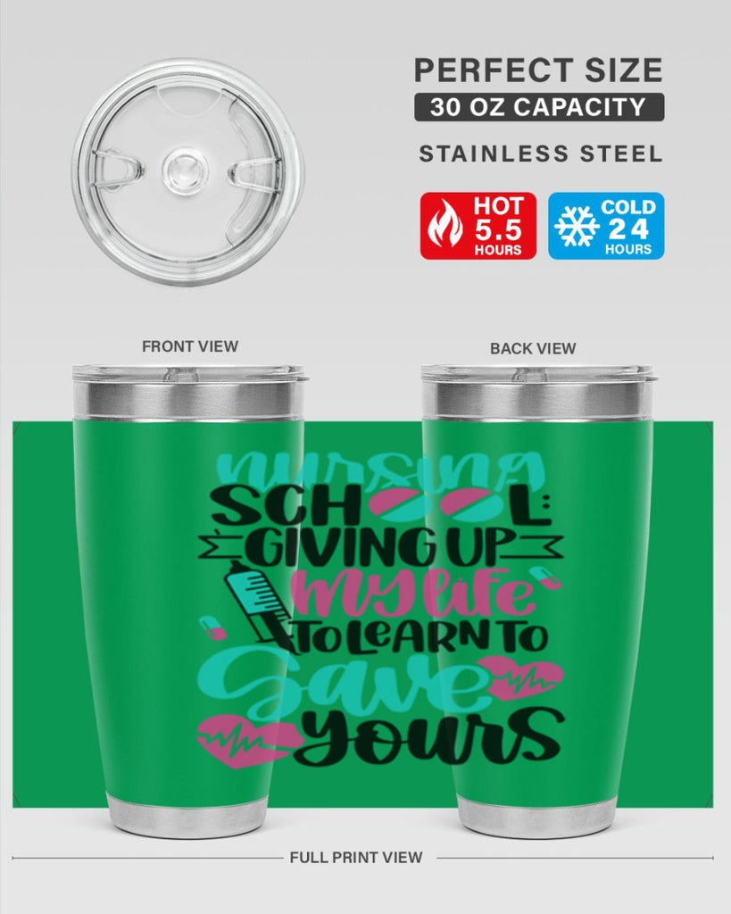 Nursing School Giving Style Style 66#- nurse- tumbler