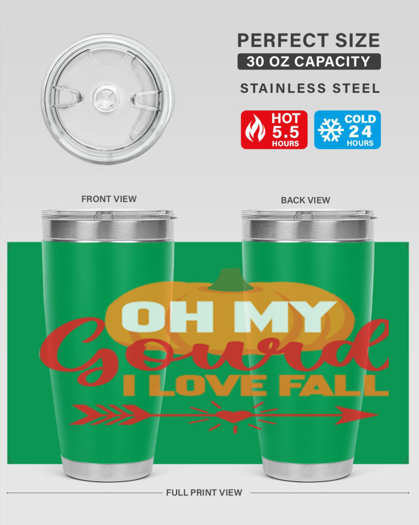 OhMyGourdILove 459#- fall- Tumbler