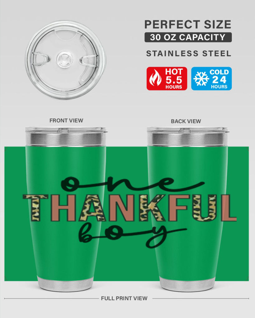 One thankful boy 462#- fall- Tumbler