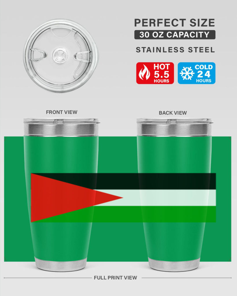 Palestine 64#- world flags- Tumbler