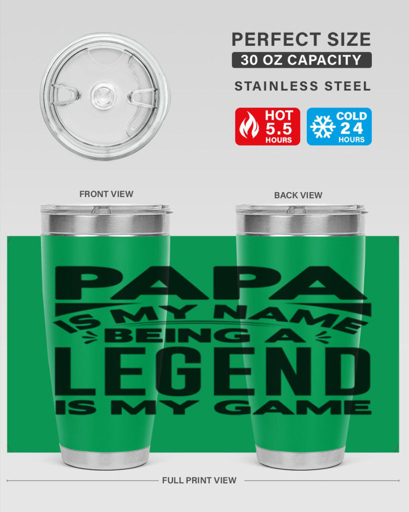 Papa 125#- grandpa - papa- Tumbler