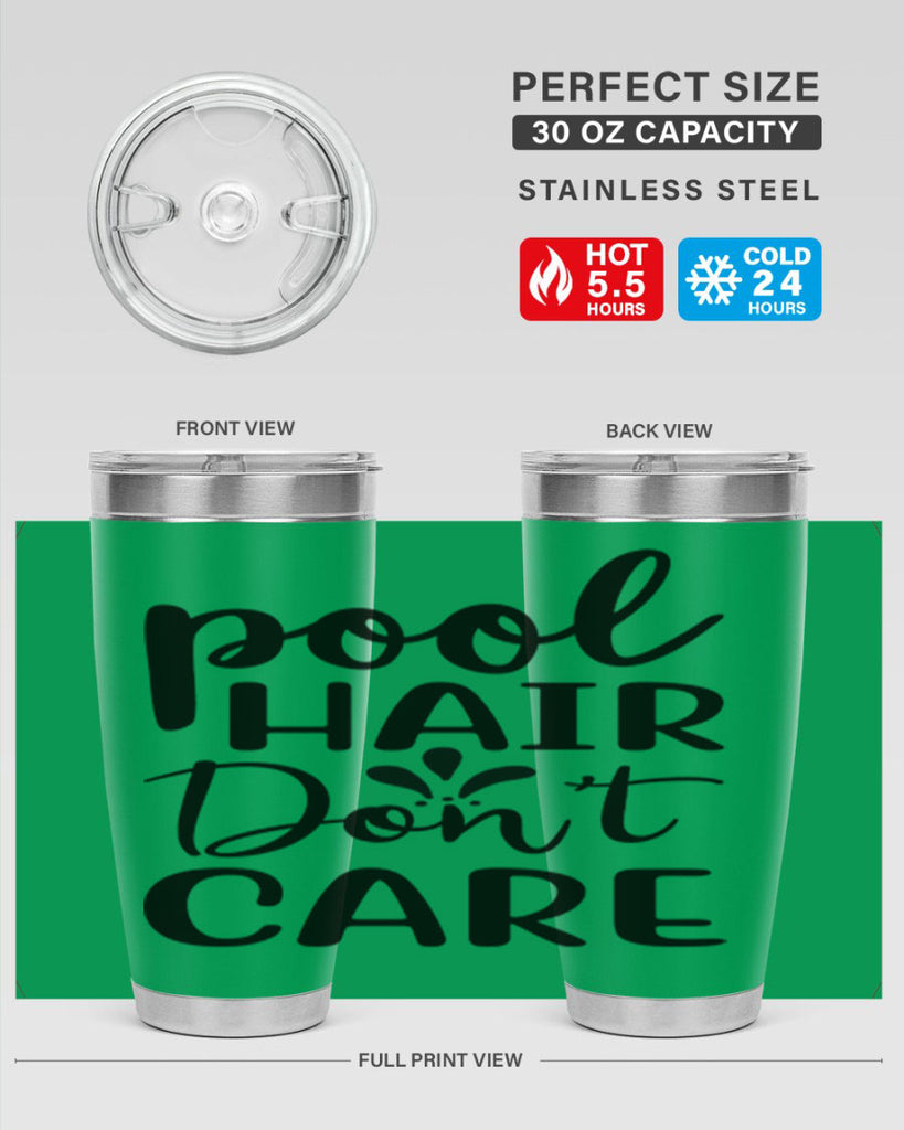 Pool hair dont care 544#- mermaid- Tumbler