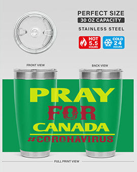 Pray For Canada Style 7#- corona virus- Cotton Tank