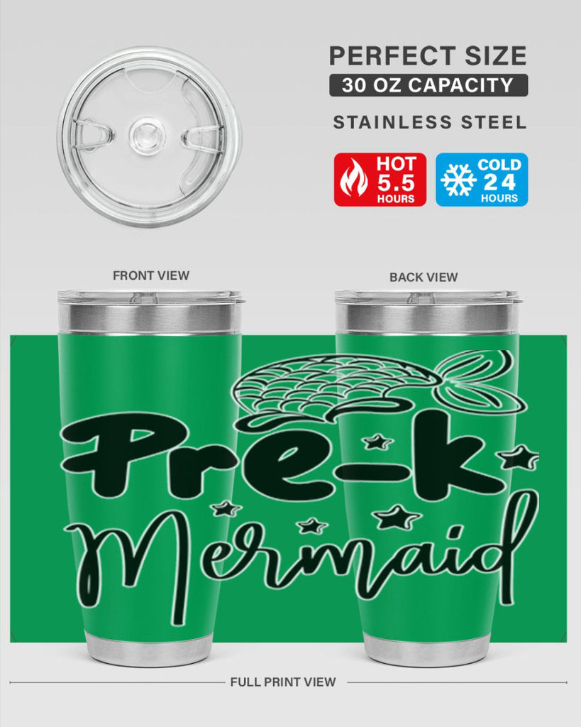 Prek Mermaid 545#- mermaid- Tumbler