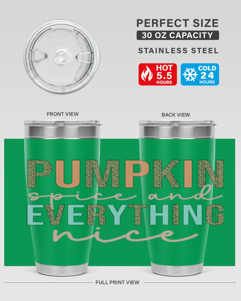 Pumpkin Spice And Everything Nice 533#- fall- Tumbler